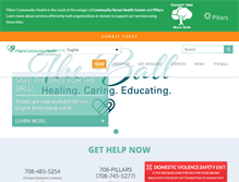 Tablet Screenshot of pillarscommunity.org